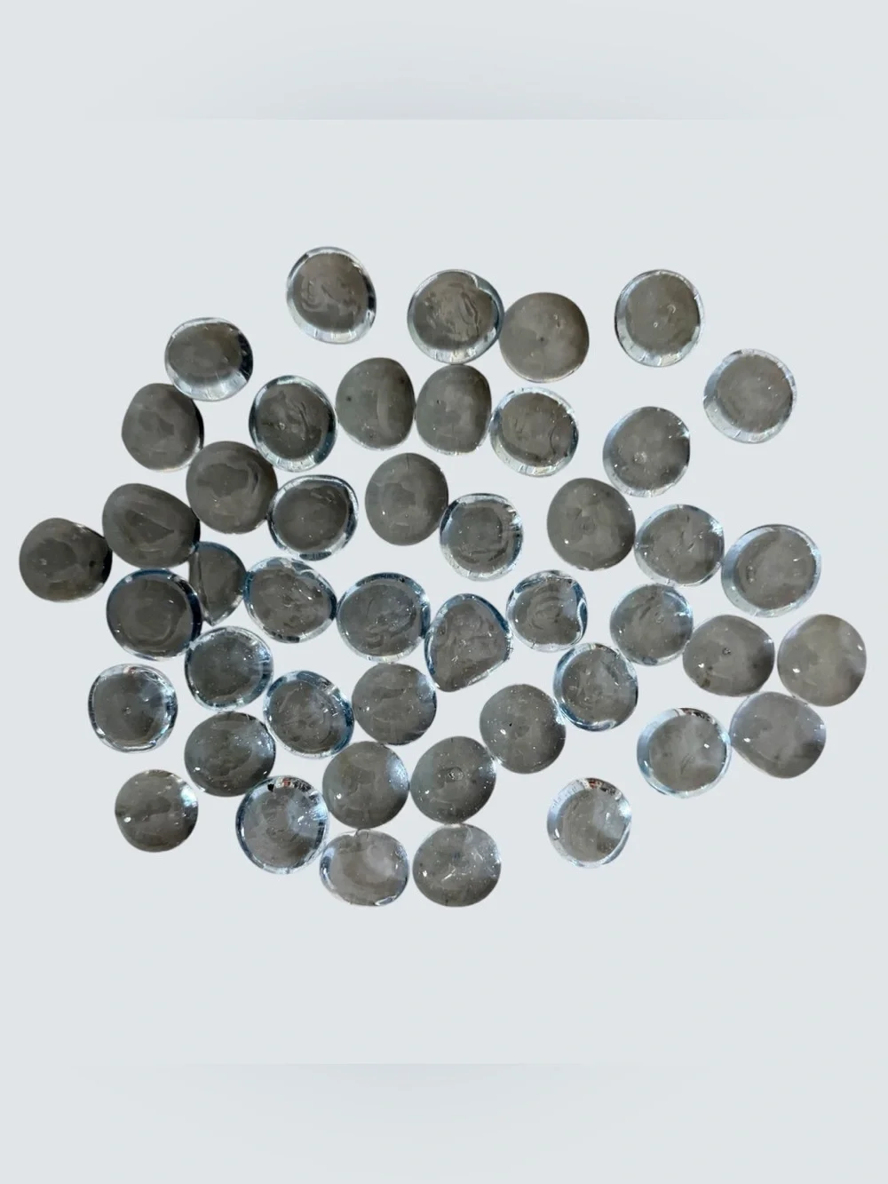 Clear Plastic Assorted Round Decorative Bowl Filler Gemstones